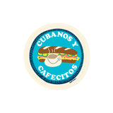 Miami Cubanos y Cafecitos Sticker