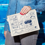 New York City Flat Zip Pouch