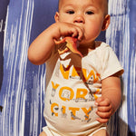 New York City Font Baby One-Piece