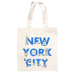 New York City Font Grocery Tote