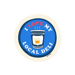 New York City I Love My Local Deli Coffee Cup Sticker