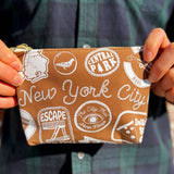 New York City Pins & Patches Zipped Pouch