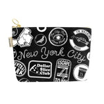 New York City Pins & Patches Zipped Pouch