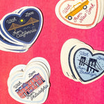 New York City With Love Taxi Sticker