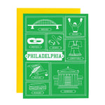 Philadelphia Frames Greeting Card