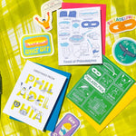 Philadelphia Rainbow Pretzel Sticker