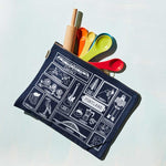 Portland Flat Zip Pouch