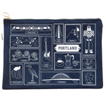 Portland Flat Zip Pouch