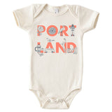 Portland Font Baby One-Piece