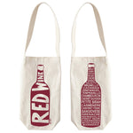 Red Single Wine Totes