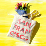 San Francisco Font Grocery Tote