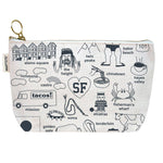 San Francisco Zipped Pouch