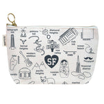 San Francisco Zipped Pouch