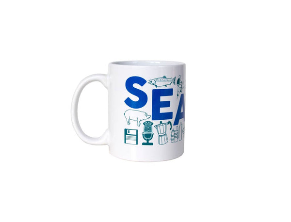 Seattle Mug - 11oz Ceramic Coffee Cup  Maptote