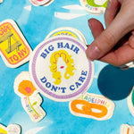 Texas Big Hair Don't Care Sticker