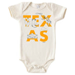 Texas Font Baby One-Piece