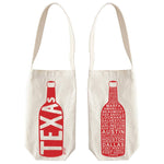 Texas Single Wine Totes