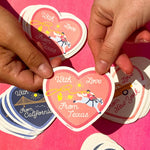 Texas With Love Cowboy Sticker