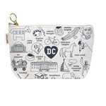 Washington DC Zipped Pouch