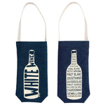 White Single Wine Totes