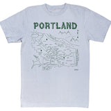 Portland Adult Tee - Silver