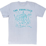 San Francisco Adult Tee - Silver