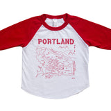 Portland Baby Baseball Tee