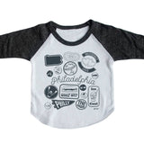 Philadelphia Pins & Patches Baby Baseball Tee